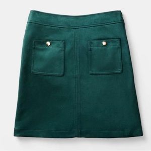 Green Suede Skirt Size 2